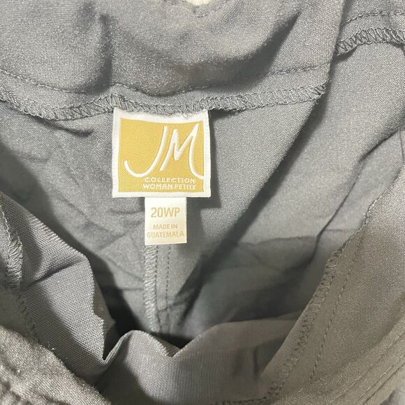 JM Collection Magic Pant Size 20W Petite Black Flattens Tummy, Slim Leg, NWT - Picture 4 of 4